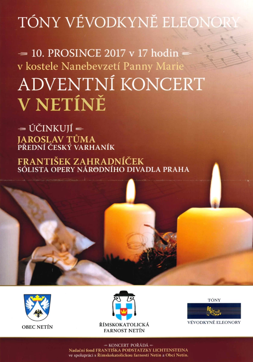 Adventní koncert v Netíně 2017