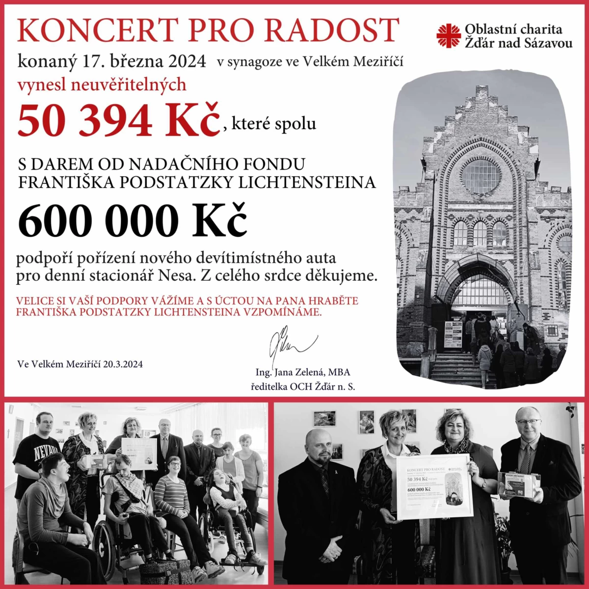 Podpoření denního stacionáře NESA