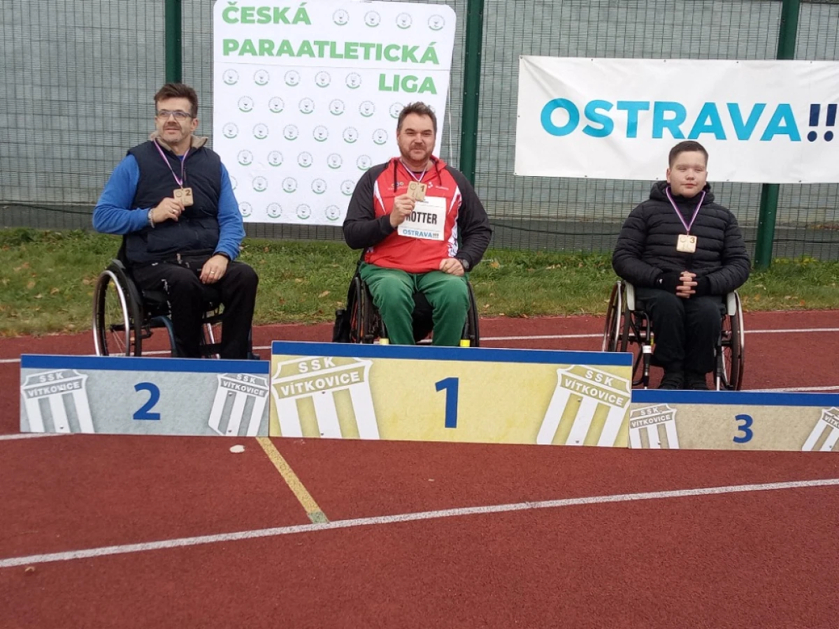 Radek Coufal si z Ostravy dovezl stříbro a bronz