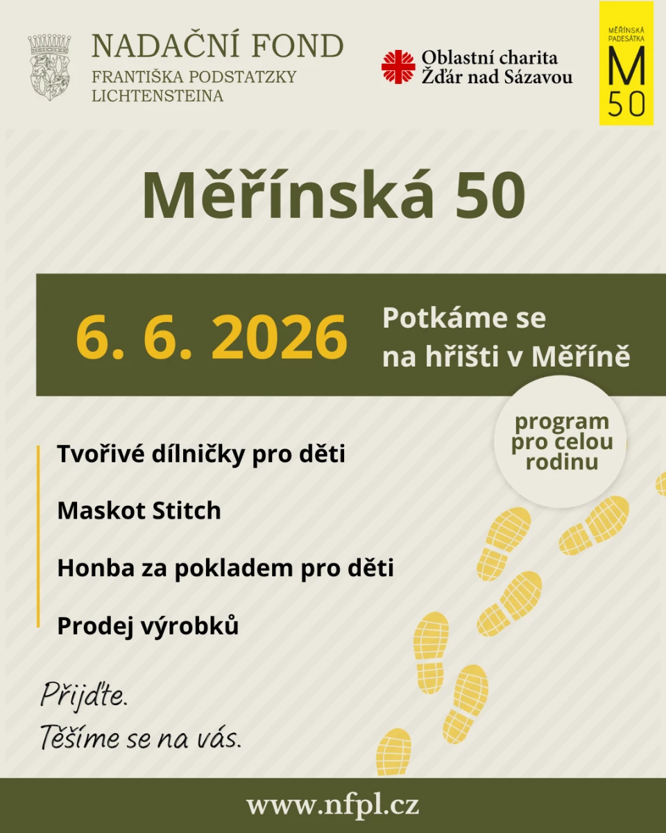 Čeká nás hravá sobota na Měřínské padesátce